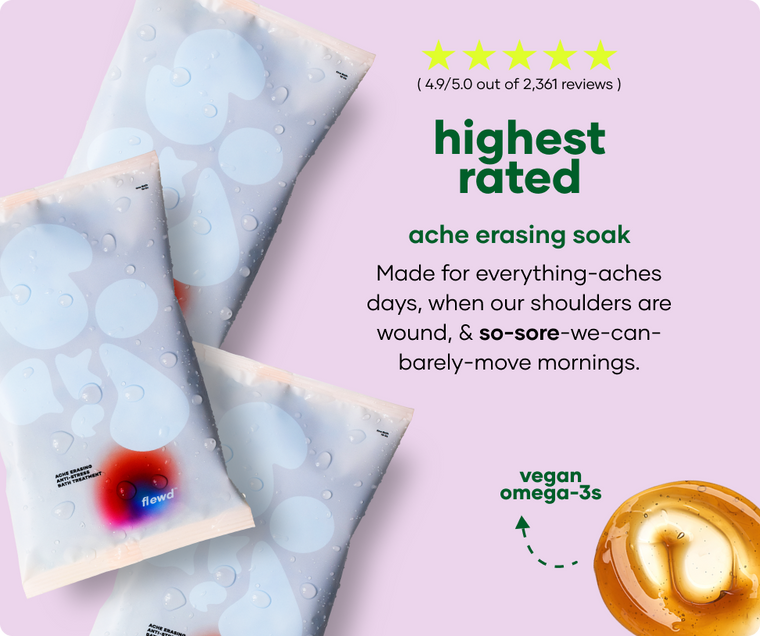 ache erasing soak pouches, highest rated