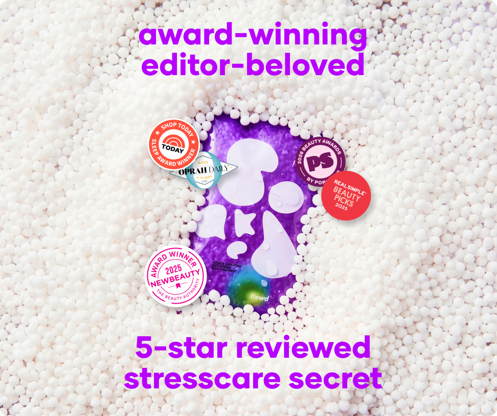 award-winning, editor-beloved fatigue defeating soak pouch with press award badges